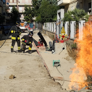 Perdita di gas a Pescara,  sono  intervenuti i Vigili del fuoco